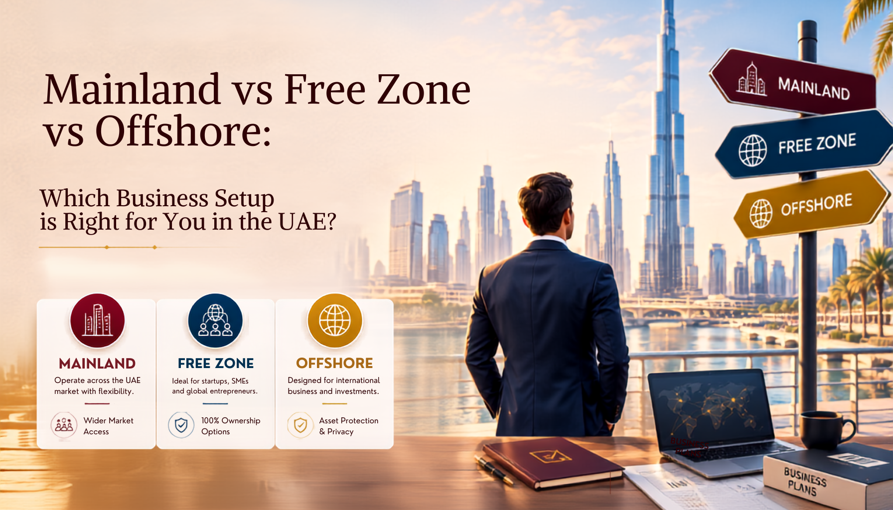 Mainland vs Free Zone vs Offshore: Which Business Setup is Right for You in the UAE?
